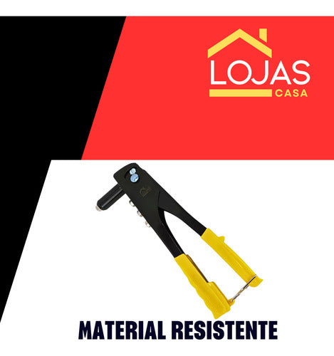 Rebitadeira Manual Profissional Reforçada 4 Bicos + Chave