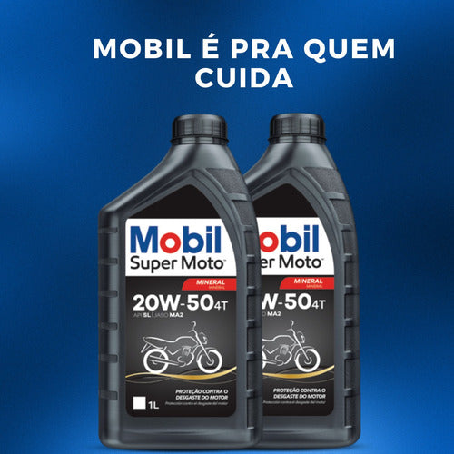 Kit Troca Oleo E Filtro Cbx250 Twister Cb300 Xre Mobil 20w50