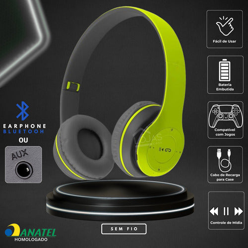 Fone De Ouvido Sem Fio Bluetooth Para  iPhone Android Games
