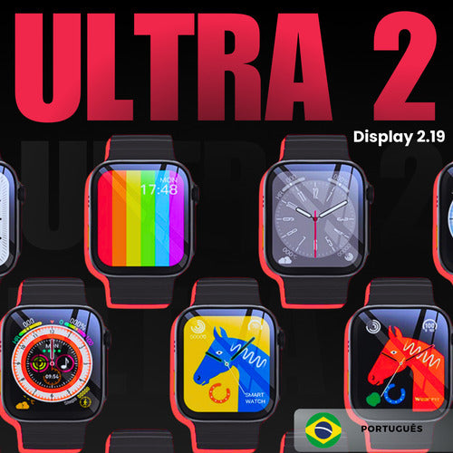 Relógio Smartwatch Ultra 49mm Amoled 2.19 Lançamento 2024