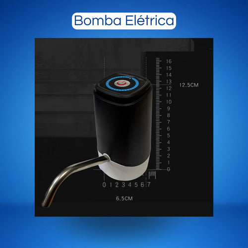 Bomba Elétrica Para Galão De Água - Recarregável Via Usb