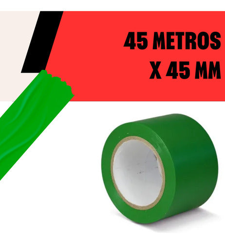 Rolo Durex Grande Adesivo 45m X 45mm Sinalizar Fita Multiuso