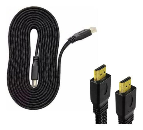Cabo Hdmi 2 Metros Blindado 3d Full Hd Para Tv Game Pc Not
