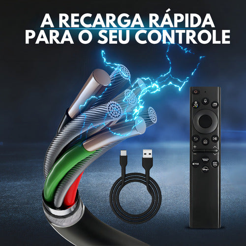 Cabo Usb-c 1m Controle Remoto Samsung Lojas Casa Rápido E Durável