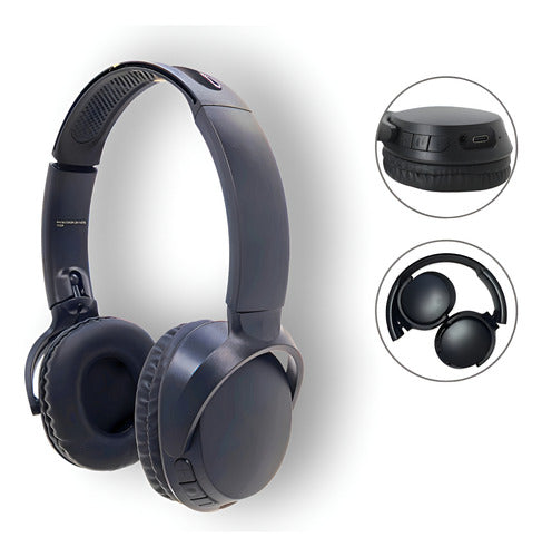 Headset Fone Ouvido Sem Fio Confortavel Mídia Bass Microfone