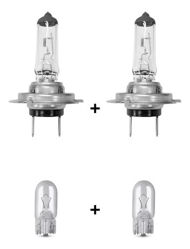 Par Lâmpadas Halógena 60/55w 12v Farol Carro H1 /h3 / H4/ H7