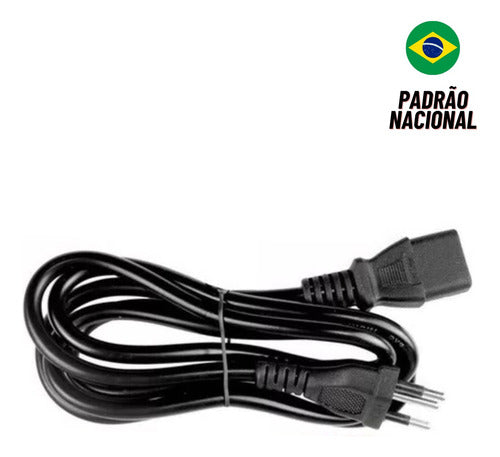 Cabo De Força Fonte, Computador Xbox Pc Monitor 3 Pinos 1.5m