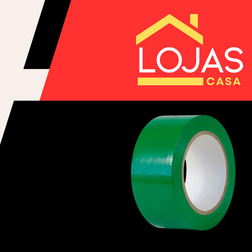 Rolo Durex Grande Adesivo 45m X 45mm Sinalizar Fita Multiuso