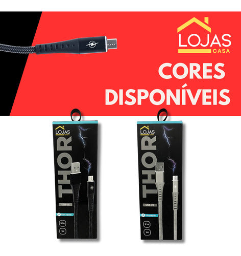 Cabo Recarga Controle Ps4 Usb V8 Trançado Resistente Tático