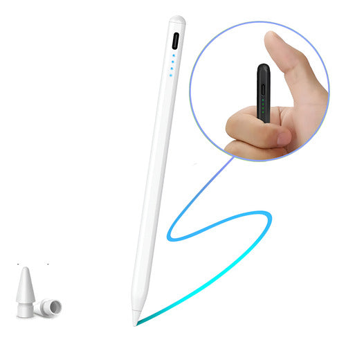 Caneta Para iPad 6, 7, 8, 9 E 10a Geração Com Palm Rejection