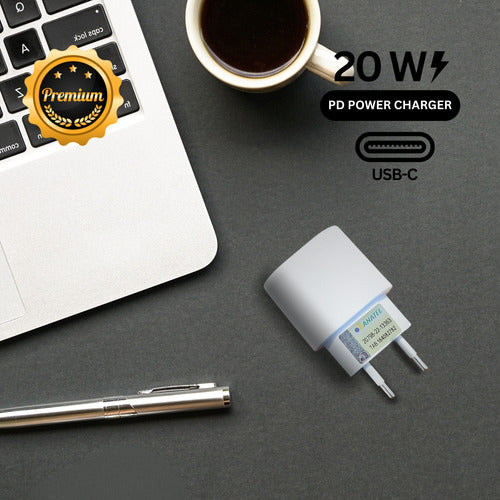 Carregador Fonte Turbo 20w Para iPhone 7 8 X Xr 11 12 13 14