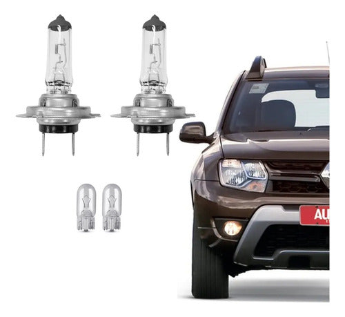 Par Lâmpadas Halógena 60/55w 12v Farol Carro H1 /h3 / H4/ H7