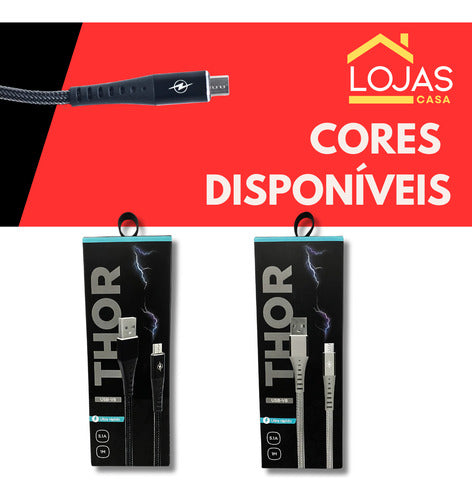 Cabo Recarga Controle Ps4 Usb V8 Trançado Resistente Tático