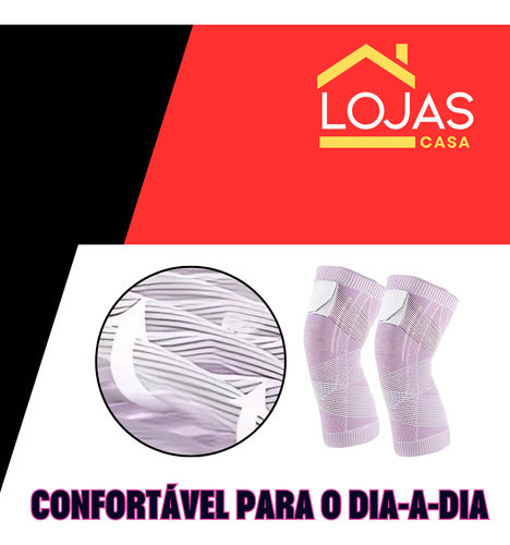 Joelheira Compressiva Faixa Ajustável Proteção Esportiva