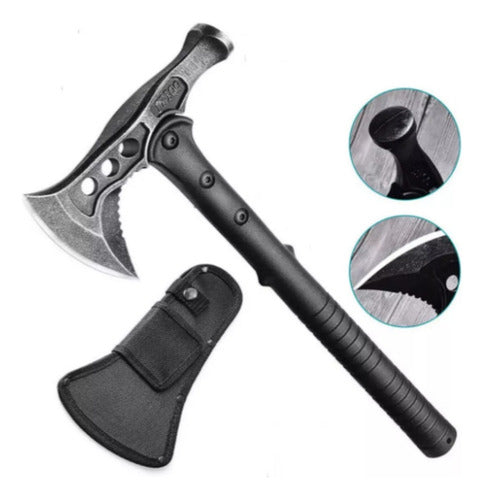 Machado Martelo Tático Tomahawk Militar Caça Camping Premium