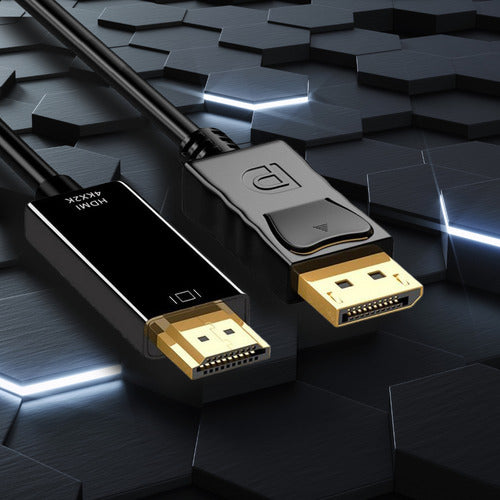 Cabo Adaptador Dp Displayport Para Hdmi Placa De Video 4k