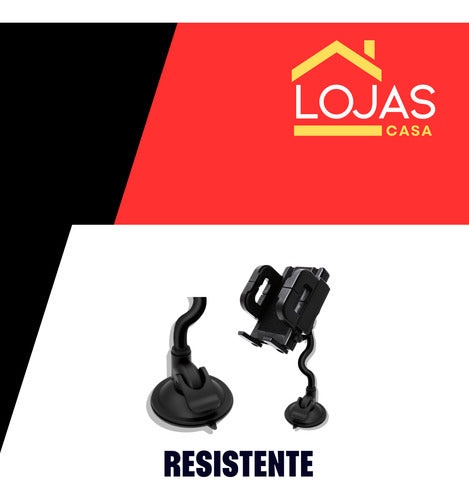 Suporte De Celular Carro Articulado Universal iPhone Android