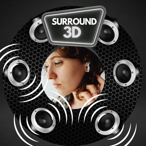 Fone De Ouvido Bluetooth 5.3 Para iPhone Premium Grave E 3d