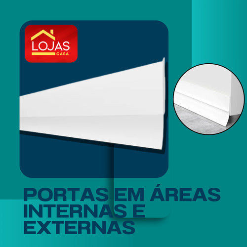 Veda Porta Contra Barulho Poeira Entrada De Insetos Chuva