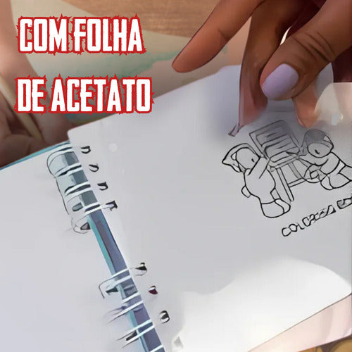 Livro Para Colorir Pintura Desenho Cute Capivara Goods