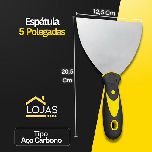 Espátula Multiuso De Aço Para Gesso Massa Corrida Drywall