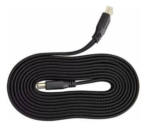 Cabo Hdmi 3 Metros Blindado 3d Full Hd Para  Tv Game Pc Not