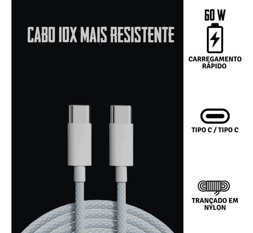 Fonte E Cabo Carregador 35w Para Samsung S24 S23 Note Xiaomi