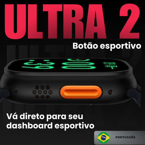 Relógio Smartwatch Ultra 49mm Amoled 2.19 Lançamento 2024
