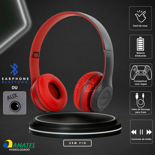 Fone De Ouvido Sem Fio Bluetooth Para  iPhone Android Games