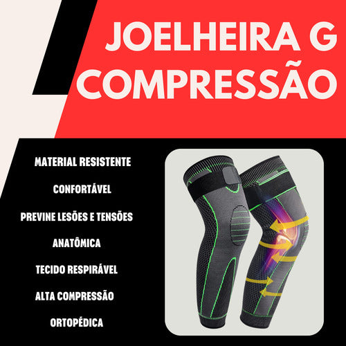 Joelheira De Compressão Cross-fit Academia Previne Lesões