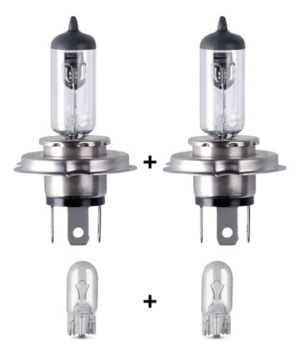 Par Lâmpadas Halógena 60/55w 12v Farol Carro H1 /h3 / H4/ H7