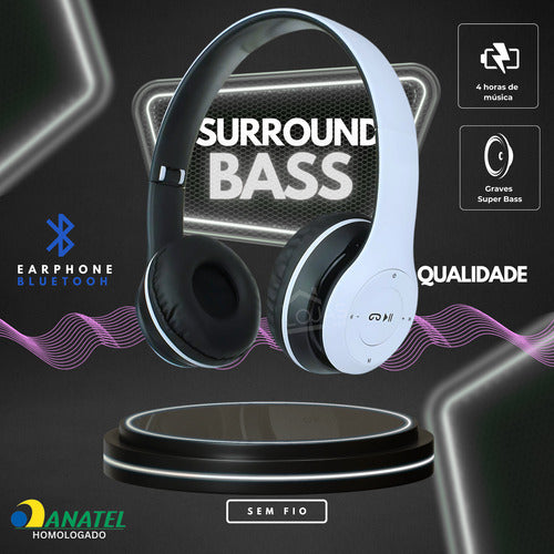 Fone De Ouvido Sem Fio Bluetooth Para  iPhone Android Games